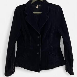 St. John’s Bay Dark Navy Velvety Corduroy Blazer
